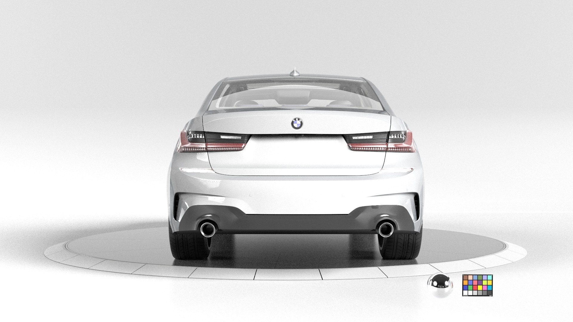 BMW 3 Series Sport-Rigged And Render Ready-unreal-vray-redshift 3D ...