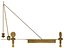 Vintage Brass Sundial Antique Gilbert & Sons London Directional Pendulum Compass Ca 1755