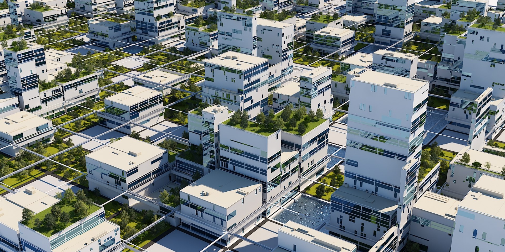 3D Futuristic City Cityscape Model - TurboSquid 1452679