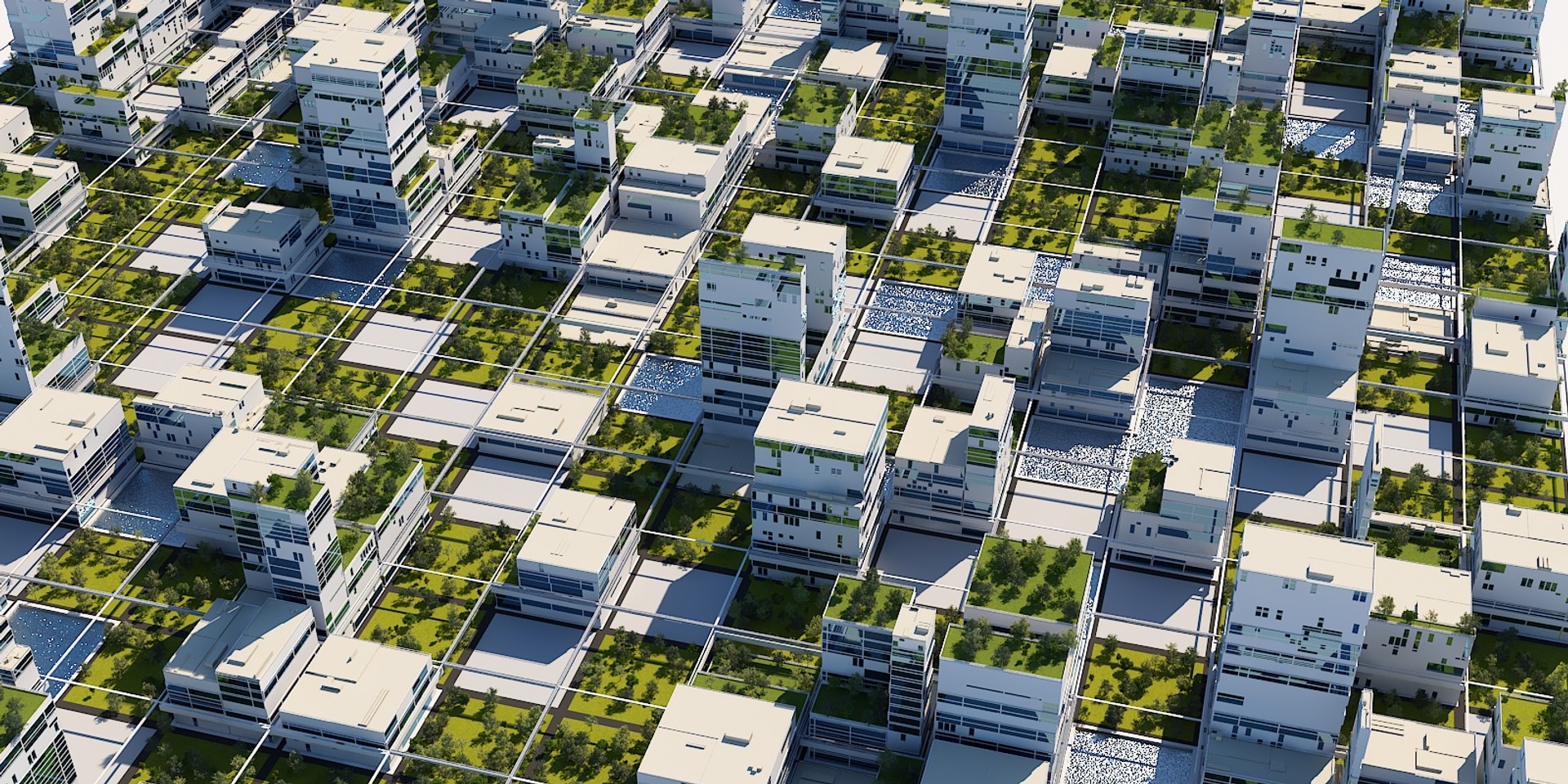 3D Futuristic City Cityscape Model - TurboSquid 1452679