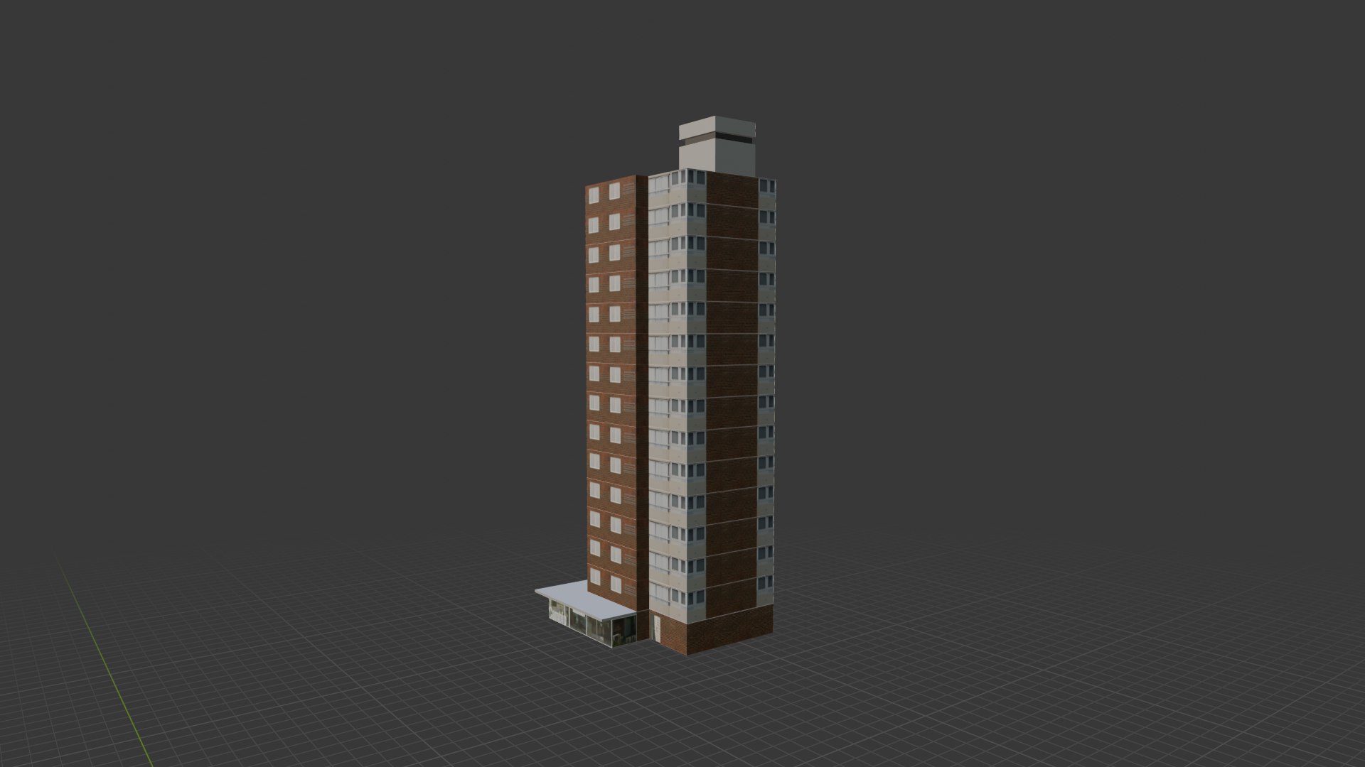 Torre Sur Building Ready For MSFS 2020 Model - TurboSquid 2298976