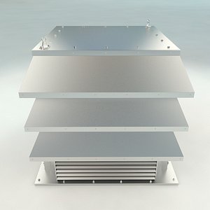 3D roof ventilation exterior architecture model