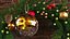 Xmas Tree Discoball Silver
