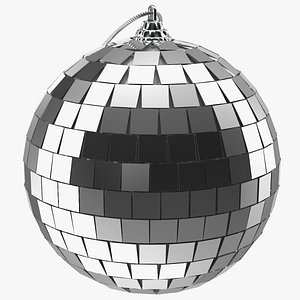 Xmas Tree Discoball Silver