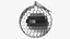 Xmas Tree Discoball Silver