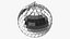 Xmas Tree Discoball Silver