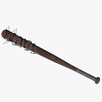 PBR Bloody Baseball Bat Barbed Wire Nails