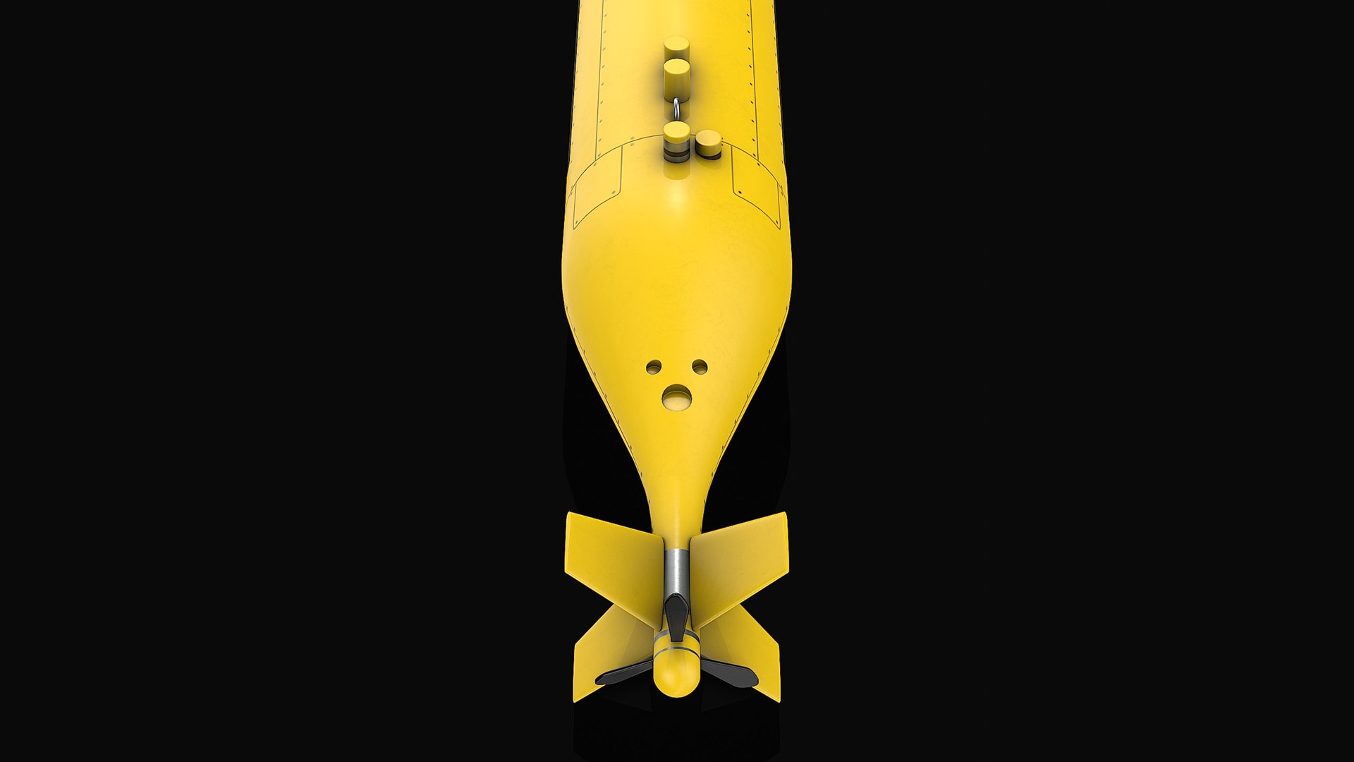 HUGIN 1000 Autonomous Underwater Vehicle 3D Model - TurboSquid 2191566