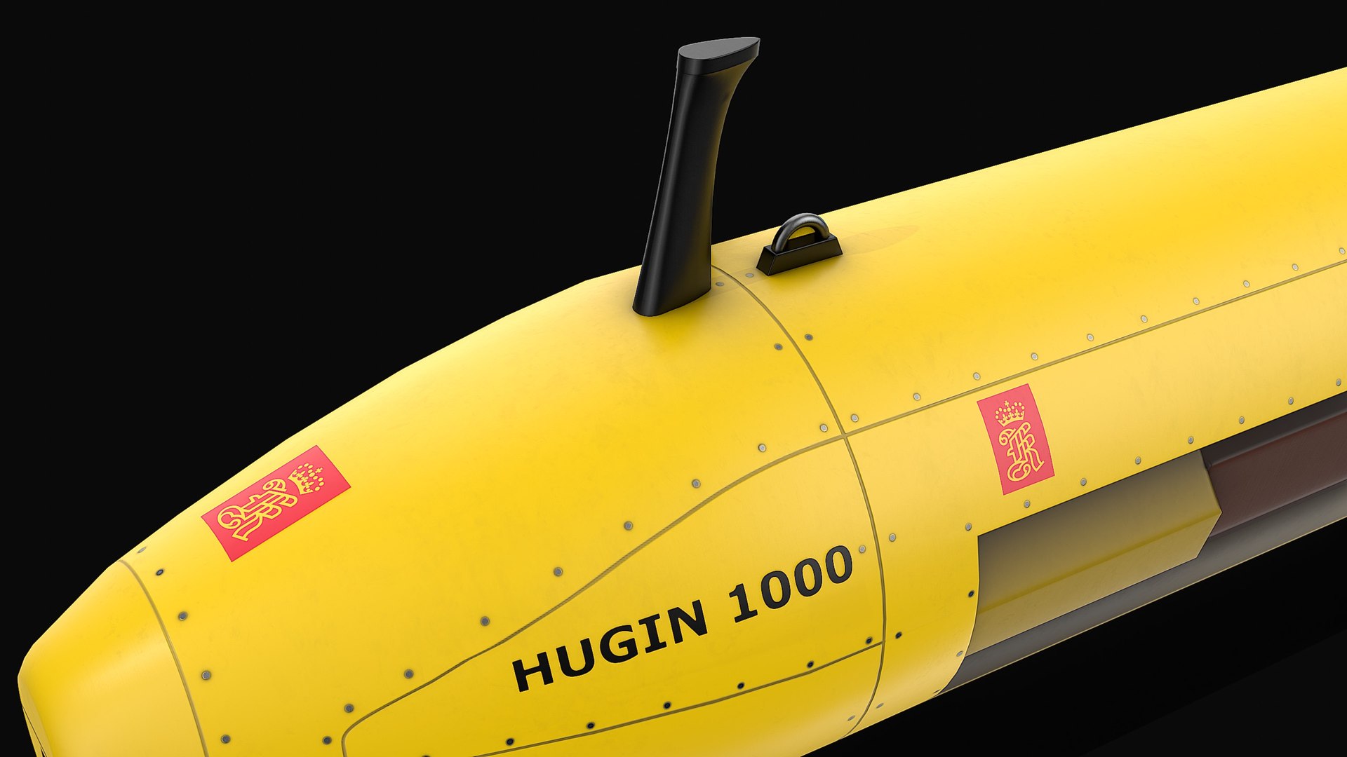 HUGIN 1000 Autonomous Underwater Vehicle 3D Model - TurboSquid 2191566