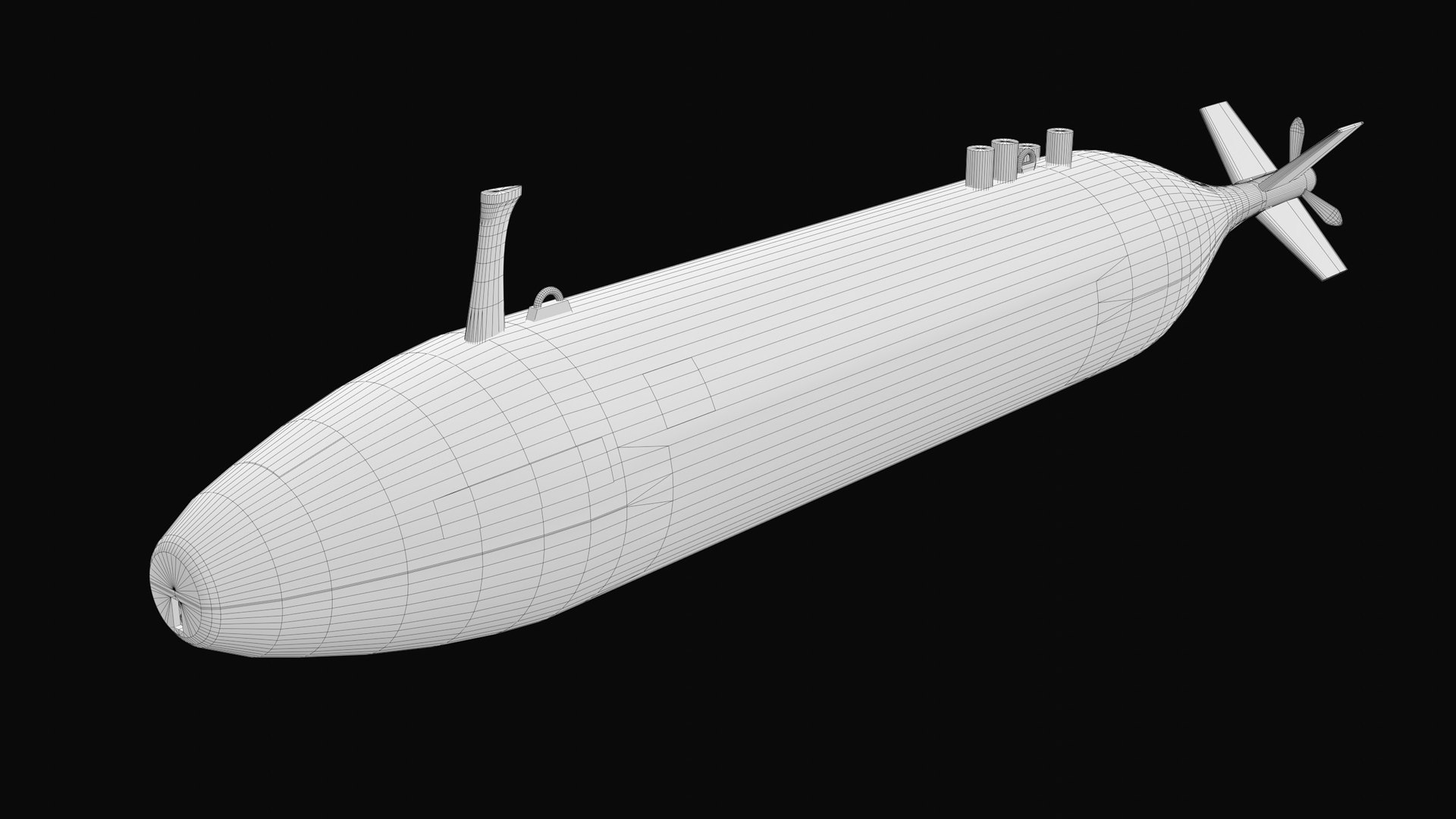 HUGIN 1000 Autonomous Underwater Vehicle 3D Model - TurboSquid 2191566