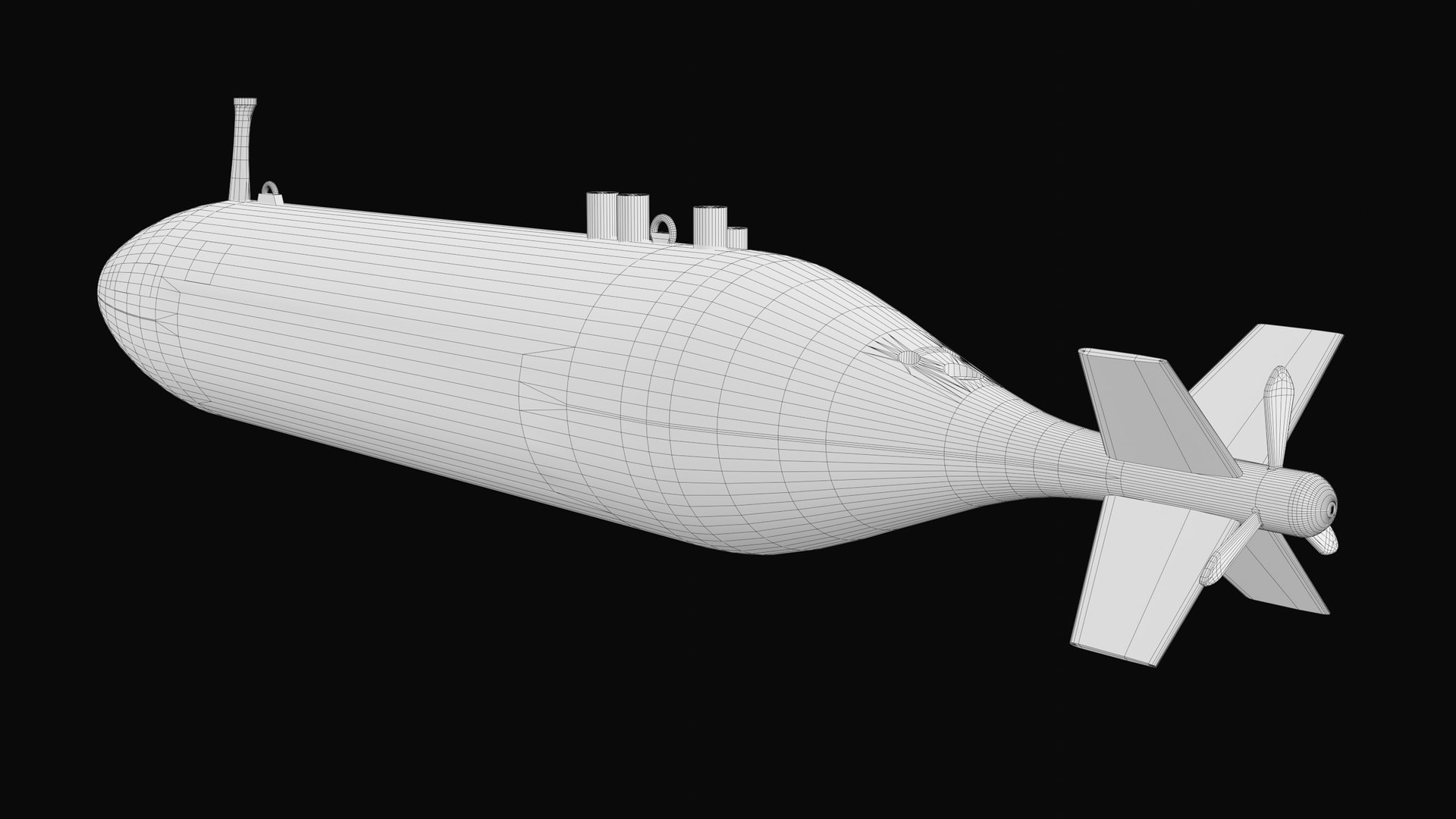 HUGIN 1000 Autonomous Underwater Vehicle 3D Model - TurboSquid 2191566