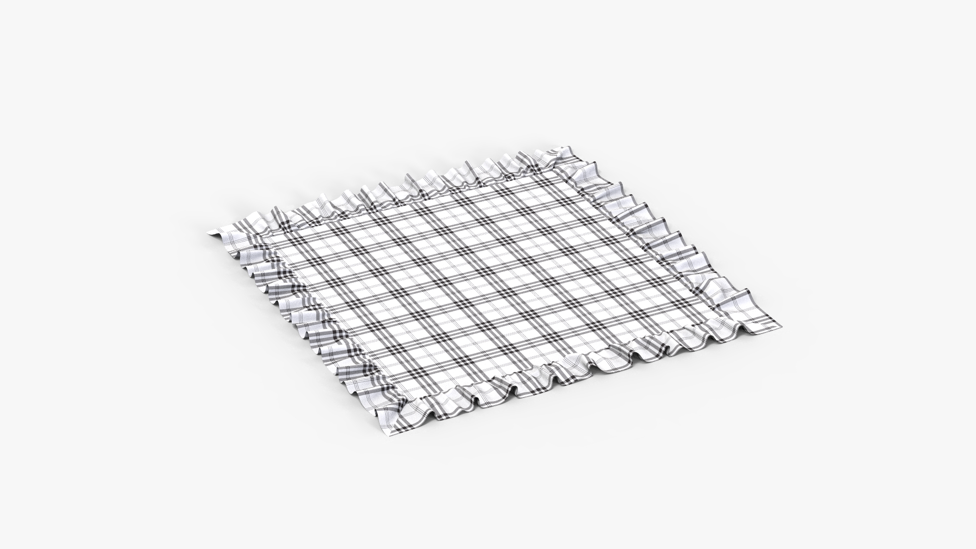 Tablecloth 3D Model - TurboSquid 2122520