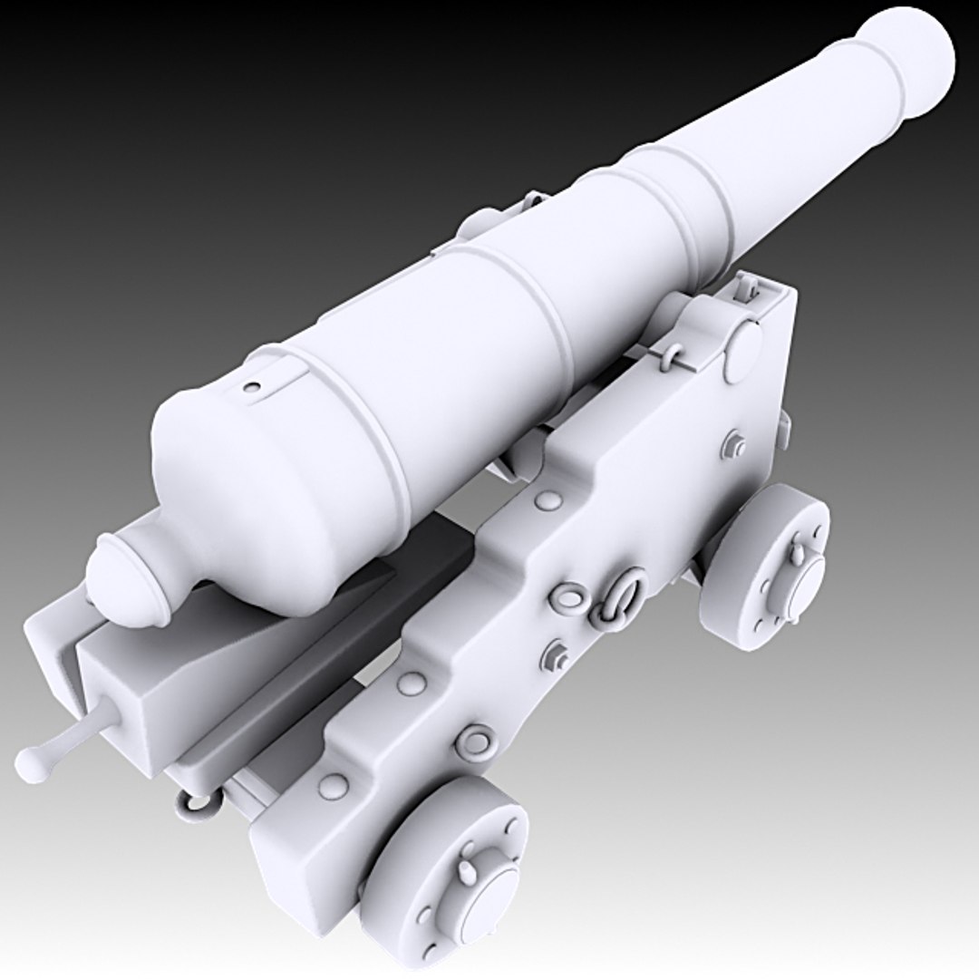 24 pounder naval cannon 3D model https://p.turbosquid.com/ts-thumb/t3/sjsqJK/63DFVGCV/nvl24pdr_9/jpg/1529764077/1920x1080/fit_q87/d29c6e41643aa2c523e3276a65031ba58c3472b0/nvl24pdr_9.jpg