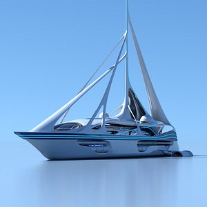 Futuristic Yacht 01