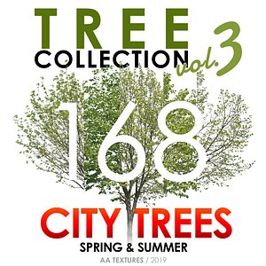 168 Tree Collection vol. 3 - CITY TREES Spring & Summer