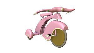retro tricycle 3D model