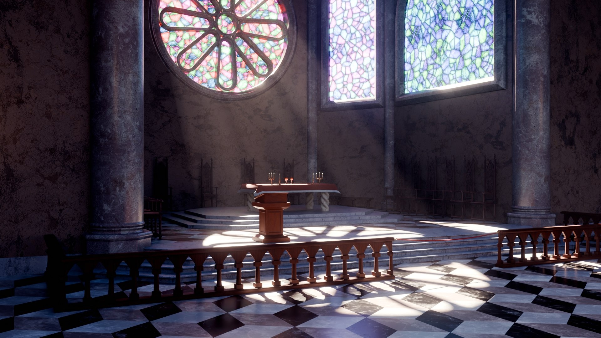3D Cathedral Interior Environment - Blender Scene https://p.turbosquid.com/ts-thumb/t3/xyhNrX/9j/2/jpg/1771670583/1920x1080/fit_q87/05641ccace1d9e5c4a8ba6dbafbe6c41c2593f15/2.jpg