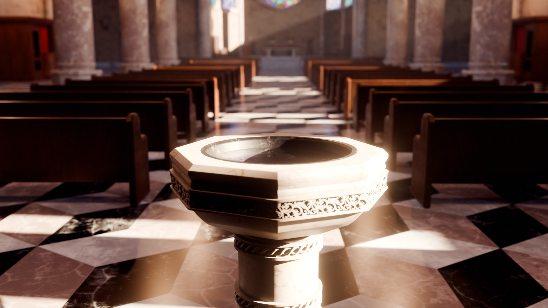 3D Cathedral Interior Environment - Blender Scene https://p.turbosquid.com/ts-thumb/t3/xyhNrX/aG/10/jpg/1771670589/1920x1080/fit_q87/8fcc65bc9951e6fbb5632db7b11fa3e6b955f618/10.jpg