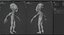3D Classic Alien model