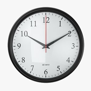 Wall Clock 01 3D Model