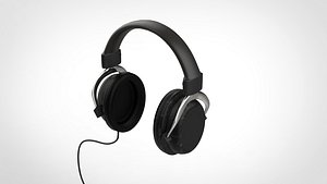 styles qpad headphones 3D model