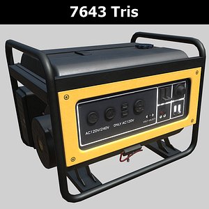 Power diesel generator PBR Game-Ready
