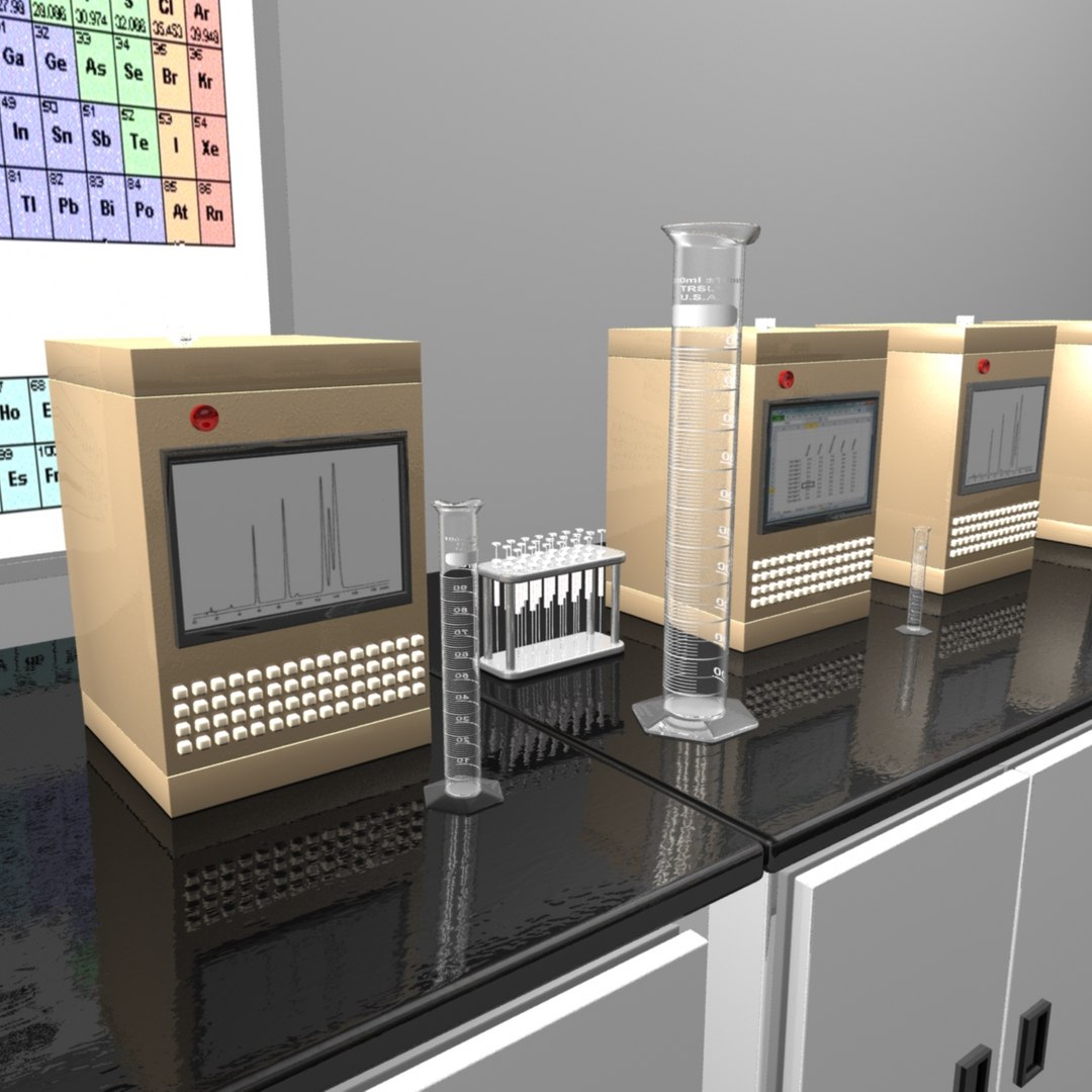 3d Graduated Cylinders