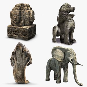Angkor pack statues collection