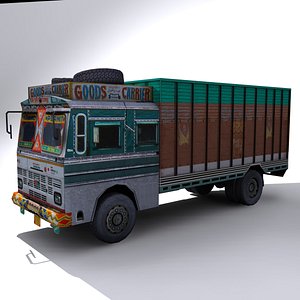 local indian truck 3d model