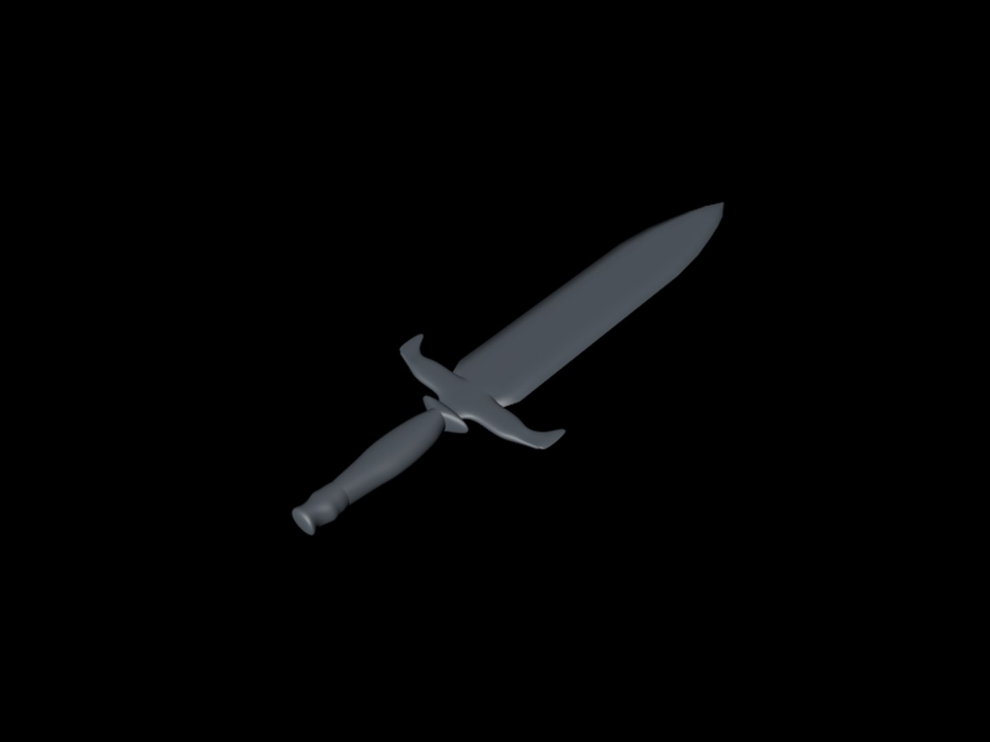Basic Sword 3d Model