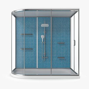 3D Shower Cabin model