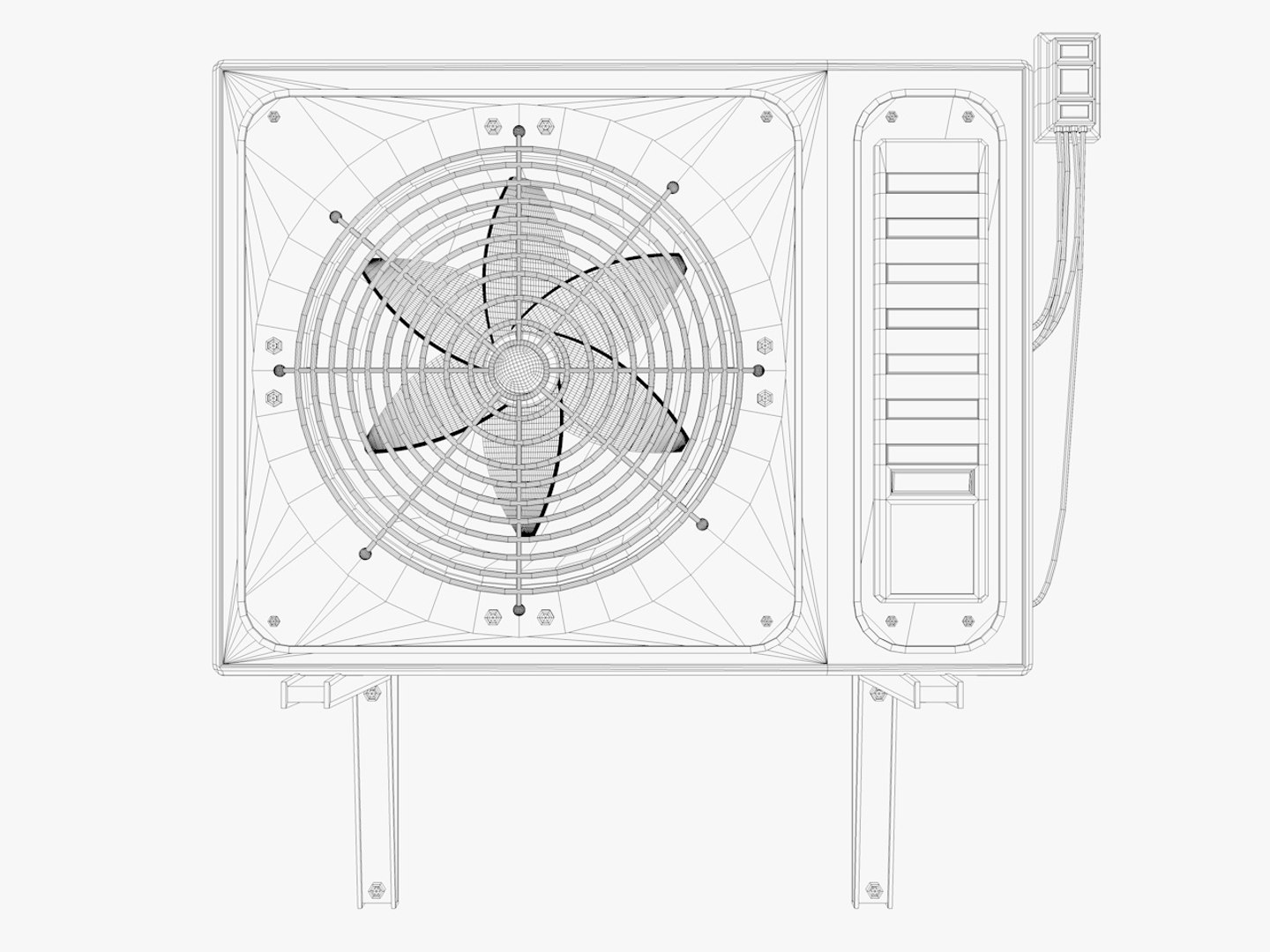 3D Industrial Air Conditioner Model TurboSquid 2292198