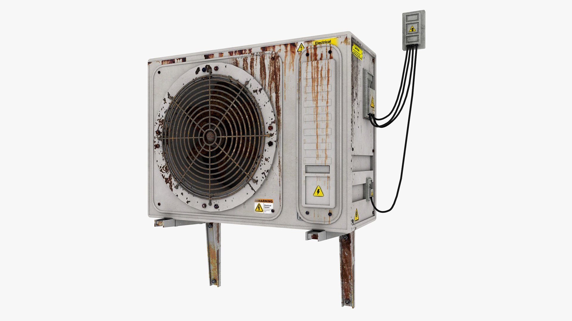 3D Industrial Air Conditioner Model TurboSquid 2292198