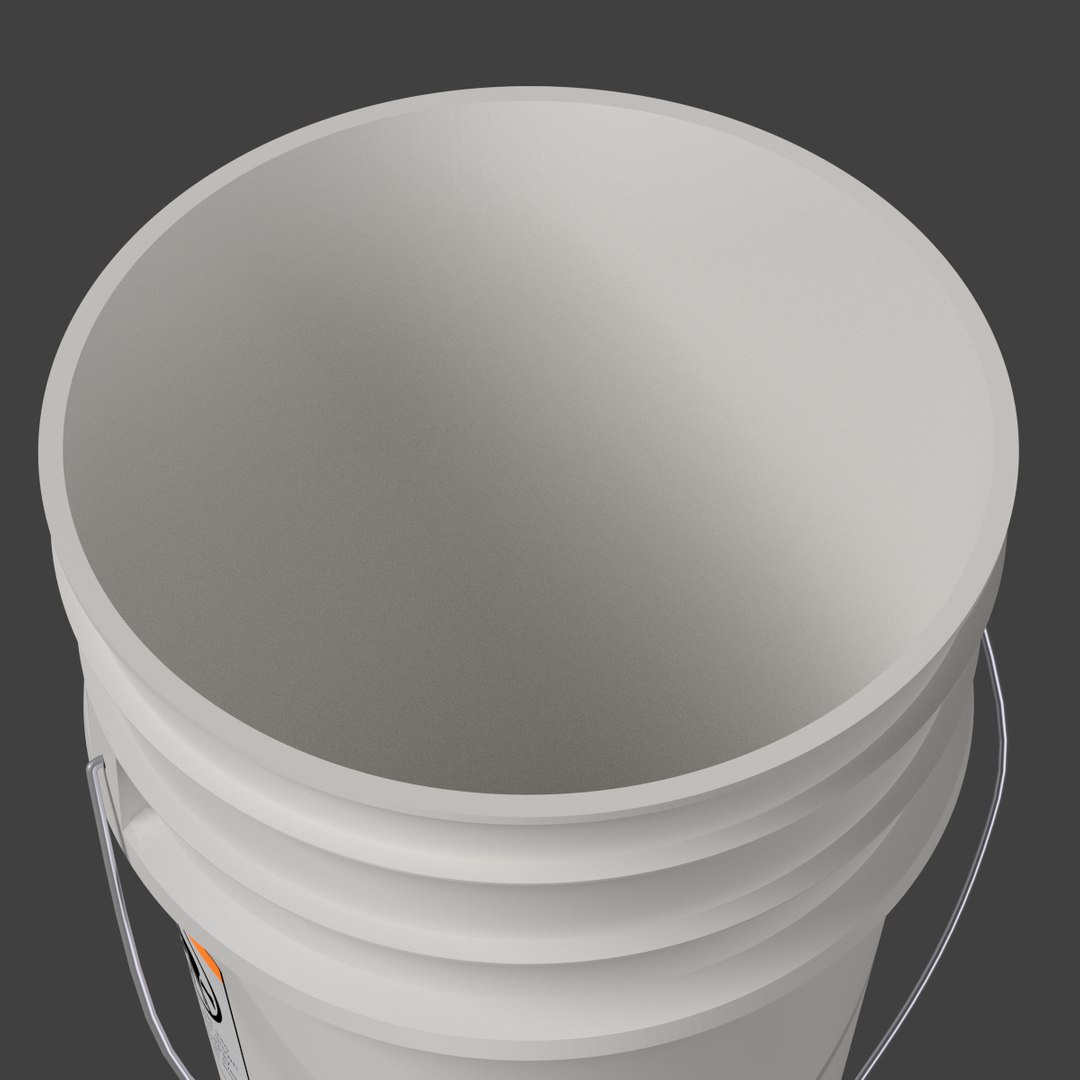 3d Model Realistically Bucket