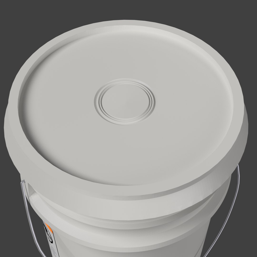 3d Model Realistically Bucket