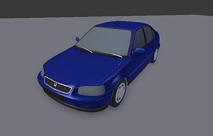 3d model honda civic vi