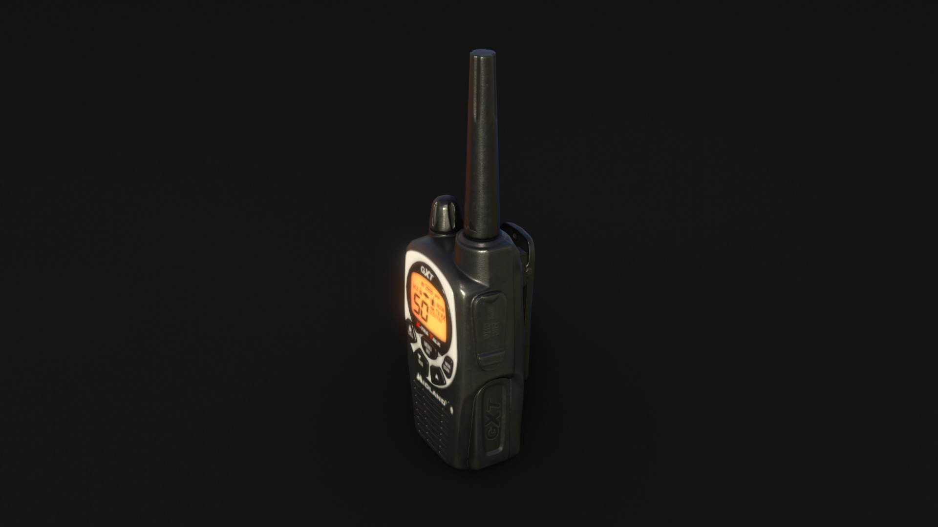 Midland GXT1000VP4 Walkie Talkie LowPoly 3D Model - TurboSquid 1996658