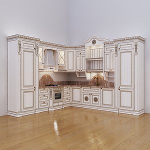 corner kitchen maria rosa 3D model