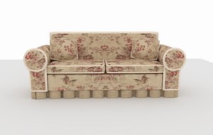 3D old couch