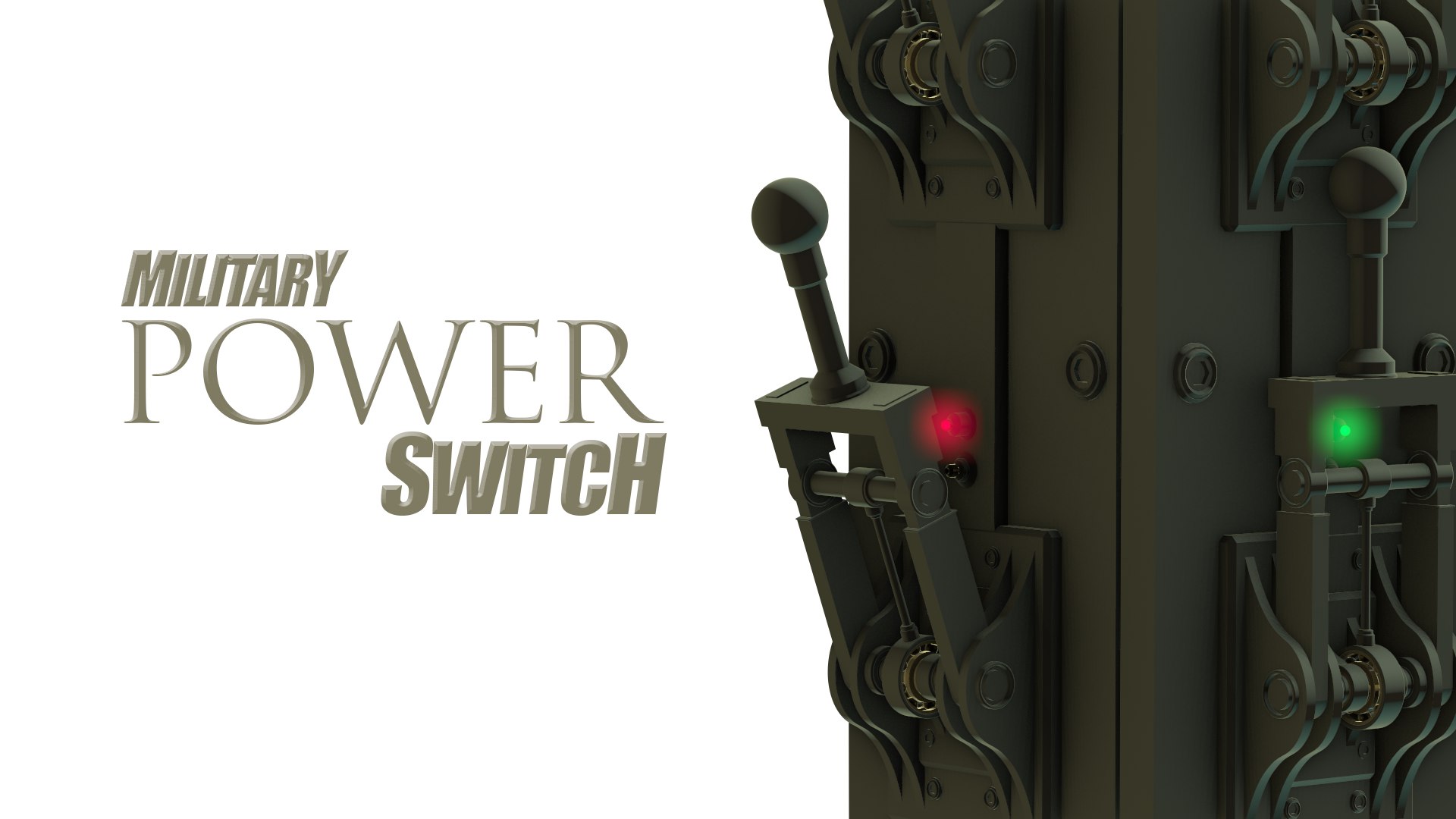 3D Military Power Switch - TurboSquid 2022332