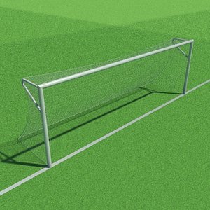 3d model soccer goal