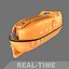 vanguard totally enclosed lifeboat 3d model