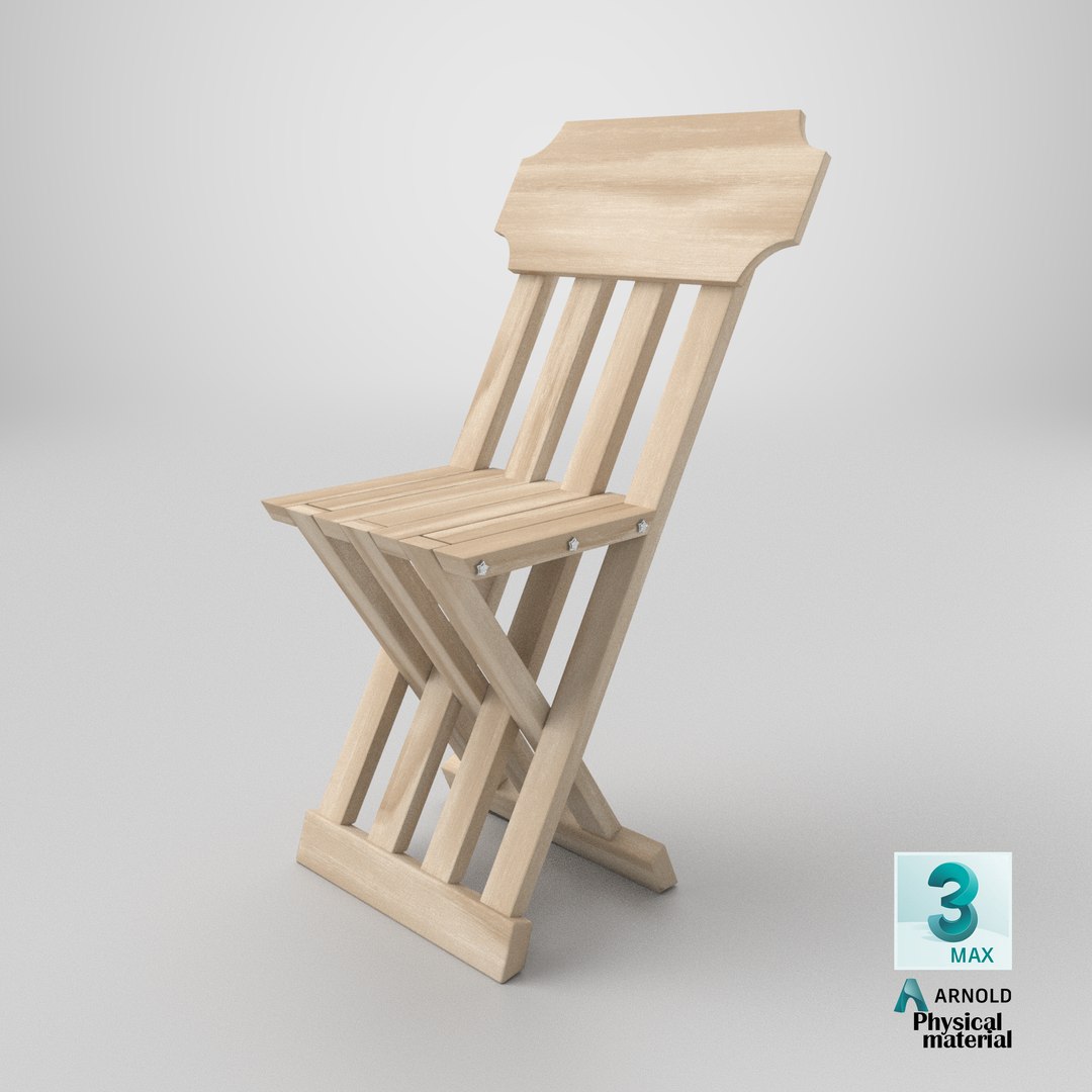 3D Folding Wooden Chair https://p.turbosquid.com/ts-thumb/t4/ZmeEpW/8w/stemcell_max_physical_render/png/1783622771/1920x1080/fit_q87/7d280fda15e1525e2e5ae2d700f111da0b54c6cf/stemcell_max_physical_render.jpg