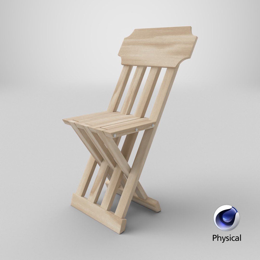 3D Folding Wooden Chair https://p.turbosquid.com/ts-thumb/t4/ZmeEpW/HL/stemcell_cinema_4d_physical_render/png/1783622766/1920x1080/fit_q87/ecb52efbdae211975e2cf972dd007014a470edcb/stemcell_cinema_4d_physical_render.jpg