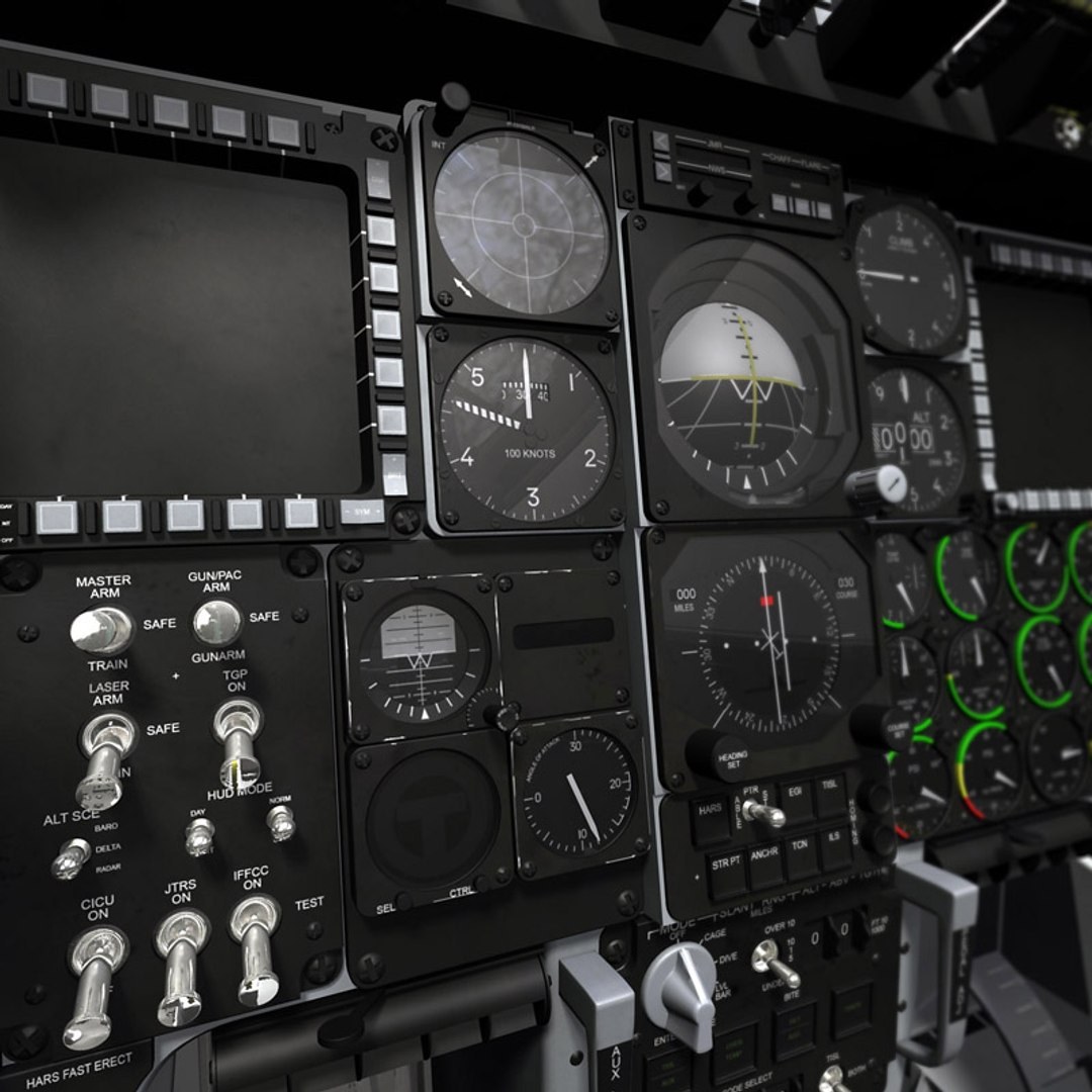 3ds Max A10 Cockpit