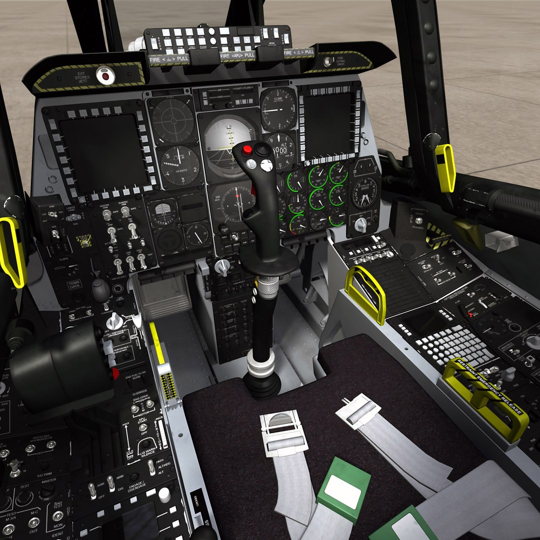 3ds Max A10 Cockpit