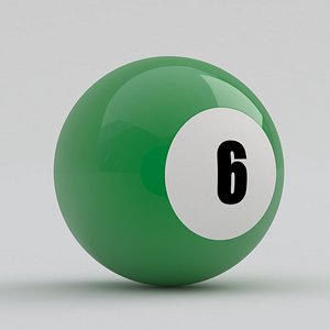 3D Pool Snooker Ball 6