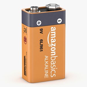 AmazonBasics 9 Volt Everyday Alkaline Batteries