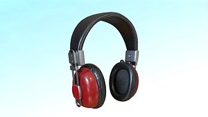 3D retro headphone model