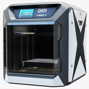 3D QIDI X-Max 3D Printer PBR model